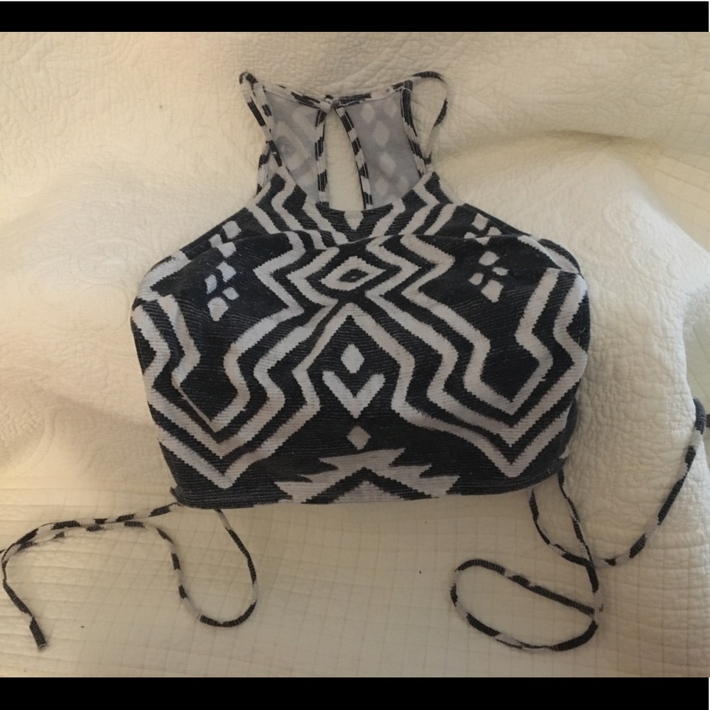 Fun sexy tribal halter- ties on sides